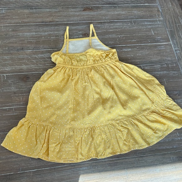 Old Navy yellow dress, navy romper, with cream sweater, all are size 3T - Picture 3 of 14